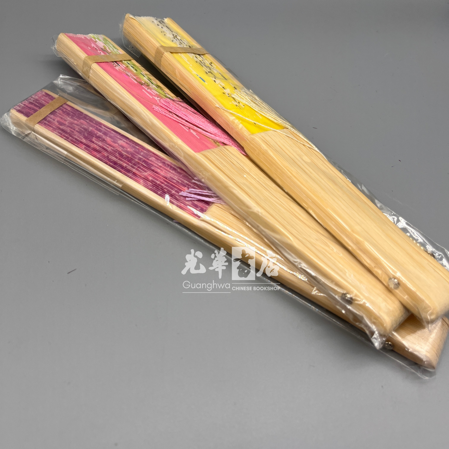 Compact folding fan 花鸟图案小折扇