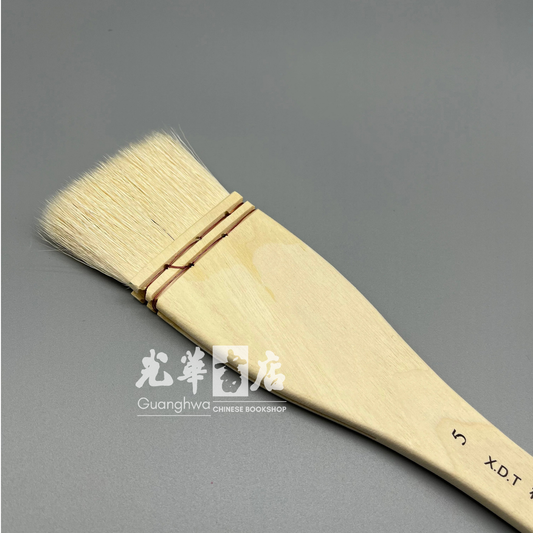 羊毛底纹笔 Flat Hake Brush - Goat Hair #5