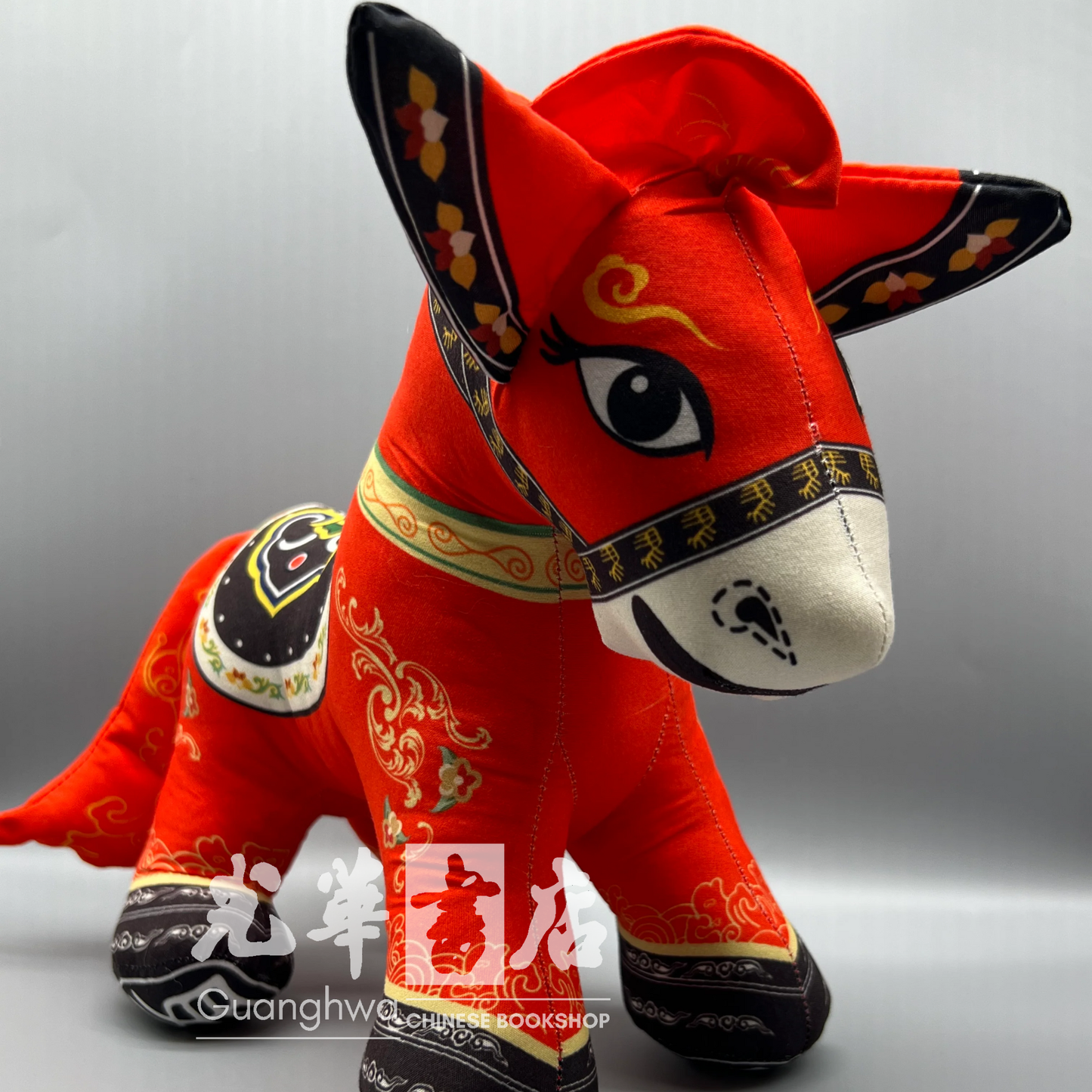 马年吉祥绒布红色马公仔 Lucky Horse Plush Doll