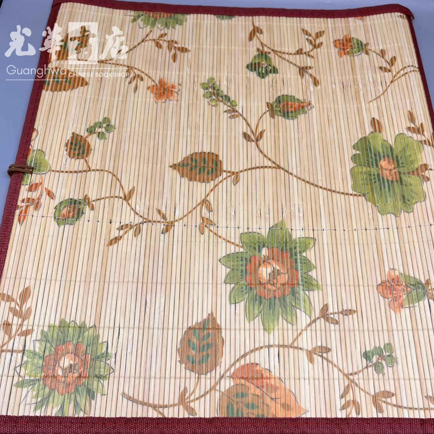 Bamboo Brush Roller Case with Pockets 布袋笔帘