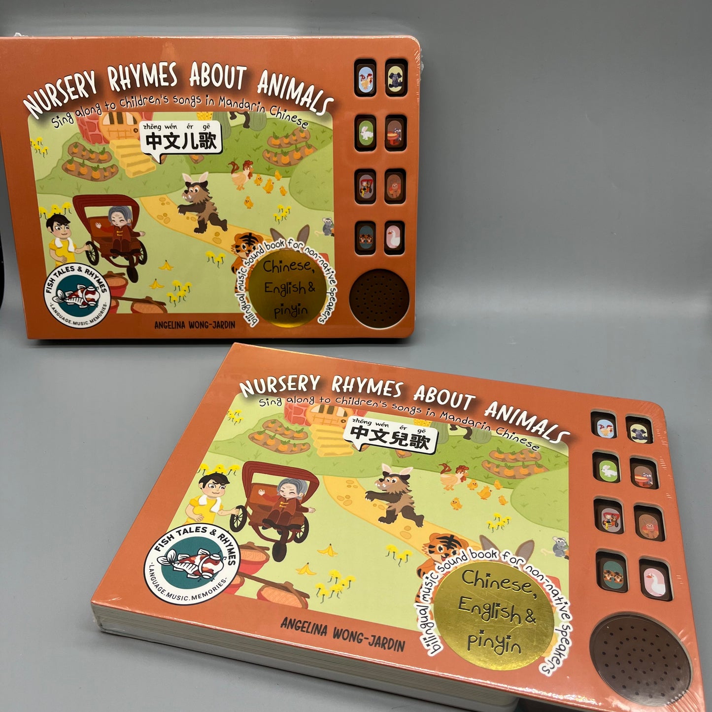 Nursery Rhymes Sound Book about Animals - Traditional Chinese & Mandarin & English